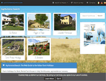 Tablet Screenshot of en.agriturismosearch.com